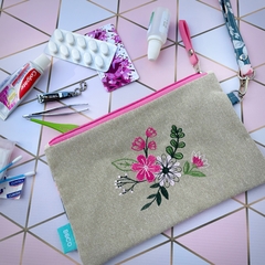 NECESER XL + NECESER CLÁSICO + SOBRE CLÁSICO NATURAL PETUNIA - BECO