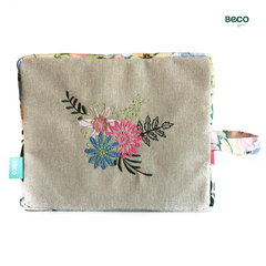- - NECESER XL - - NATURAL FLOREADO - BECO