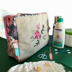 NECESER XL + NECESER CLÁSICO + SOBRE CLÁSICO NATURAL PETUNIA - comprar online