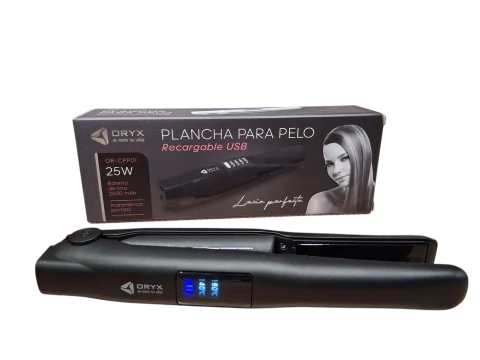 PLANCHITA DE PELO 200° MINI FLEQUILLERA 25W PORTATIL RECARGABLE ORYX OR-CPP01 en internet