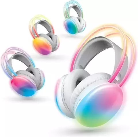 AURICULARES VINCHA INALAMBRICO GAMER RGB DISCO PULSE PG580 - comprar online