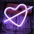 CARTEL CORAZON NEON PARA COLGAR - comprar online