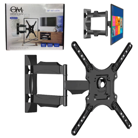 SOPORTE PARA TV LED / LCD MOVIL BRAZO 32" A 60" OM MODELO P4