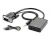 ADAPTADOR CONVERSOR VGA M A HDMI H - SALIDA DE AUDIO 3.5MM STEREO - ADP-48007