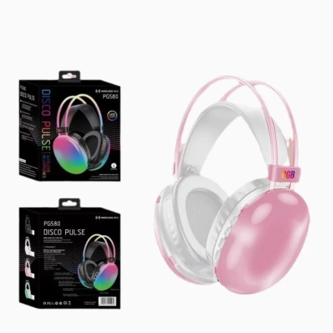 AURICULARES VINCHA INALAMBRICO GAMER RGB DISCO PULSE PG580 - Florida Digital