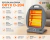 CALEFACTOR ESTUFA INFRARROJO HALOGENA 800W 2 VELAS ORYX 0-204 - tienda online