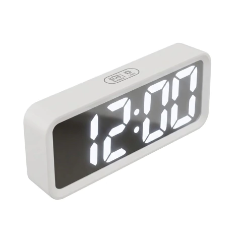 RELOJ DESPERTADOR ESPEJADO DIGITAL MULTIFUNCION DT-6508 - comprar online