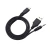 CABLE MICRO USB M A PLUG 3.5 A USB M 50 CM