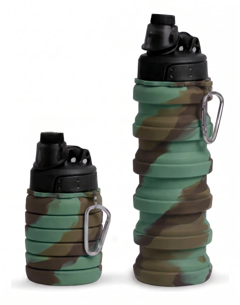 BOTELLA DE SILICONA PLEGABLE 225 / 500ML LIBRE DE BPA VARIOS COLORES/DISEÑOS en internet