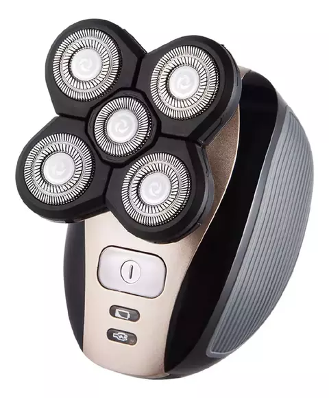 CORTADORA DE PELO RECARGABLE + AFEITADORA ROTATIVA 5 EN 1 DALING DL-9239