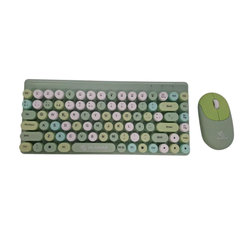 COMBO TECLADO + MOUSE INALAMBRICOS YELANDAR KEYBOARD Q200 VARIOS COLORES en internet