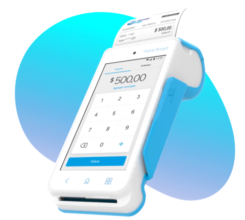 LECTOR COMERCIAL DE TARJETAS CONTACT LESS 4G POINT SMART MERCADO PAGO