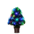 ARBOLITO DE NAVIDAD CON LUCES A PILAS VERDE 24057-2 / BLANCO CON PAPA NOEL 24056-2 - comprar online