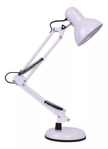 LAMPARA VELADOR FLEXIBLE ARTICULADA CON BASE PESADA Y MORSA DE AGARRE (8930) - comprar online