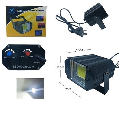 REFLECTOR FLASH LUZ BLANCA AUDIORITMICO VIDEOMAX 0766 (8913)