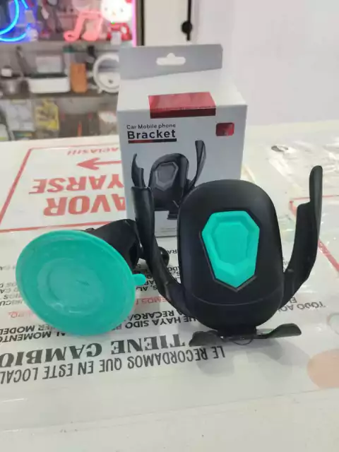 SOPORTE DE CELULAR PARA AUTO CON SOPAPA + VENTILETE 2 EN 1 BRACKET K596