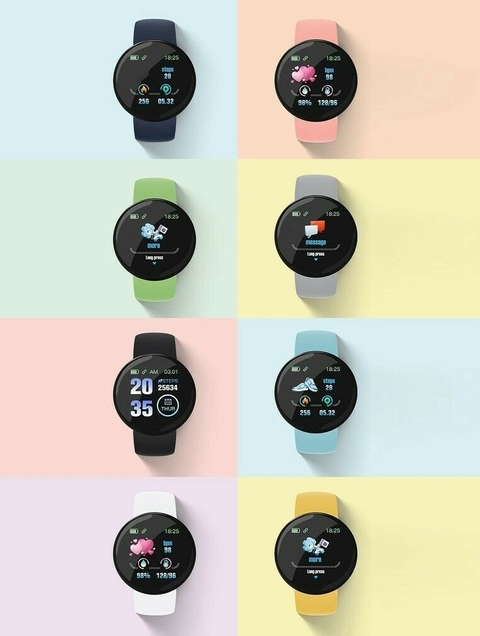 RELOJ INTELIGENTE SMARTWATCH MACARON REDONDO SWCH-4602 / SWCH-4603