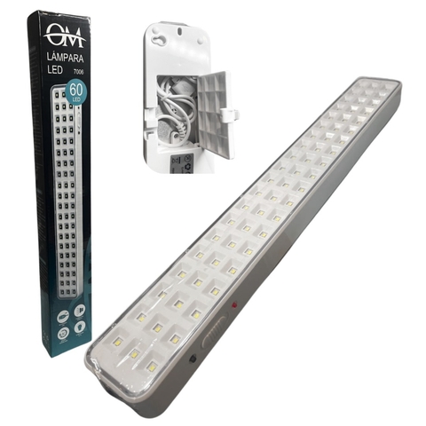 LUZ DE EMERGENCIA 60 LED OM-7006
