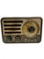 RADIO HOGAREÑA VINTAGE 3 BANDAS RECARGABLE + PARLANTE + LINTERNA YEMEI HR-29BTL