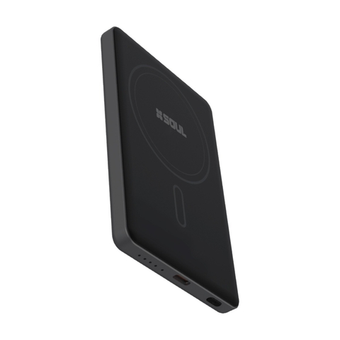 CARGADOR PORTATIL POWER BANK 5000MAH 20W MAGNETICO TIPO MAGSAFE SOUL CLASSIC100 (0103)
