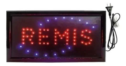 CARTEL DE LED "REMIS" - comprar online