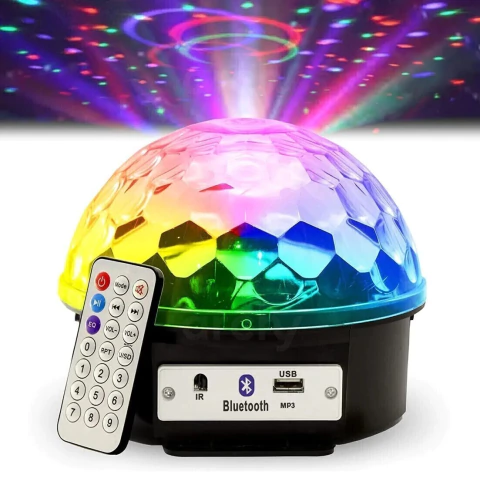 BOLA MEDIA ESFERA GRANDE LED RGB + BT/USB SV-ONGO BT STAR VISION / SUONO - comprar online
