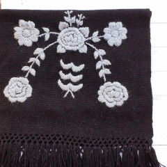 Manta Rosas negra - buy online
