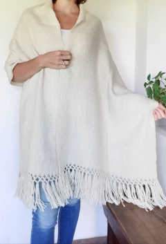 Manta de lana de llama tejida en telar 210x60 cm - comprar online