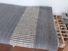 Alfombra azulino con peinecillo natural y azulino - comprar online