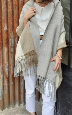 Pashmina Margarita motivo franjas - comprar online