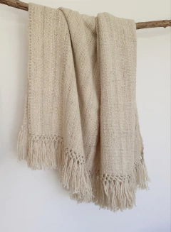 Manta de lana de llama tejida en telar 200x100 cm - buy online