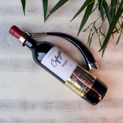 Portabotellas de vino de asta y alpaca