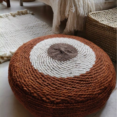 Puf tonos tierra 60 cm