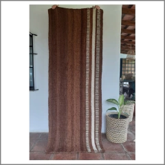 Alfombra pasillera 220x70 cm tabaco oscuro - ulala