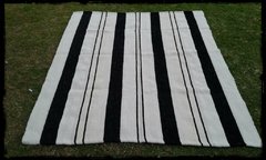 Alfombra Rayas natural y negro - comprar online