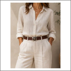 Cinturón de cuero con hebilla de asta y alpaca modelo asta redonda - comprar online