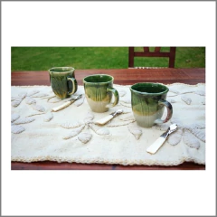 Par de cucharitas de hueso y alpaca - comprar online