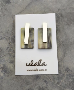 Aros de alpaca y asta - Ulala