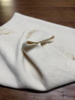 Pashmina de lana de llama motivo espigado