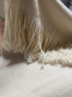 Pashmina de lana de llama motivo espigado - buy online