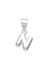 Dije inicial N inflada plata 925 - comprar online