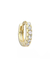 Argollita solitaria clip cubic plata 925 gold (unidad) - comprar online