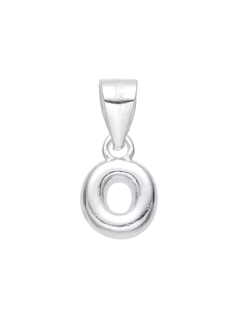 Dije inicial O inflada plata 925 - comprar online