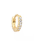 Argollita solitaria clip cubic ambos lados plata 925 gold (unidad) - comprar online