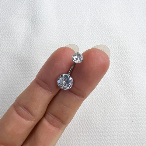 PIERCING CÍRCULO STRASS - tienda online