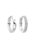 Argollas clip cubic reversibles plata 925 (par)