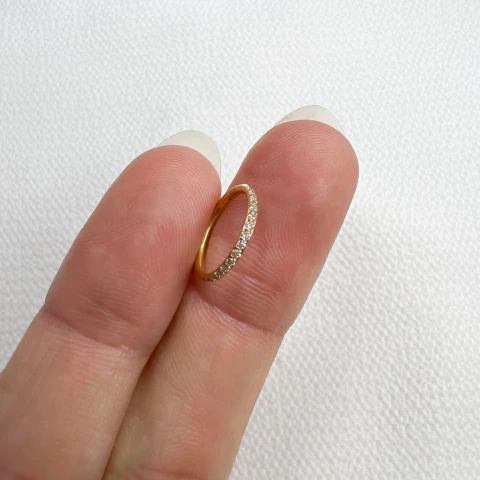 Imagen de PIERCING SIN FIN BISAGRA STRASS