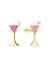 Aro martini cubic colores plata 925 gold (unidad)