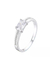 Anillo rectángulo cubic plata 925 - comprar online