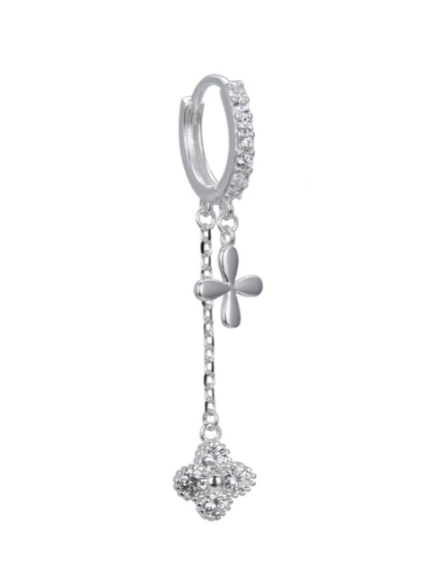 Argolla clip van cleef cubic plata 925 (unidad) - comprar online